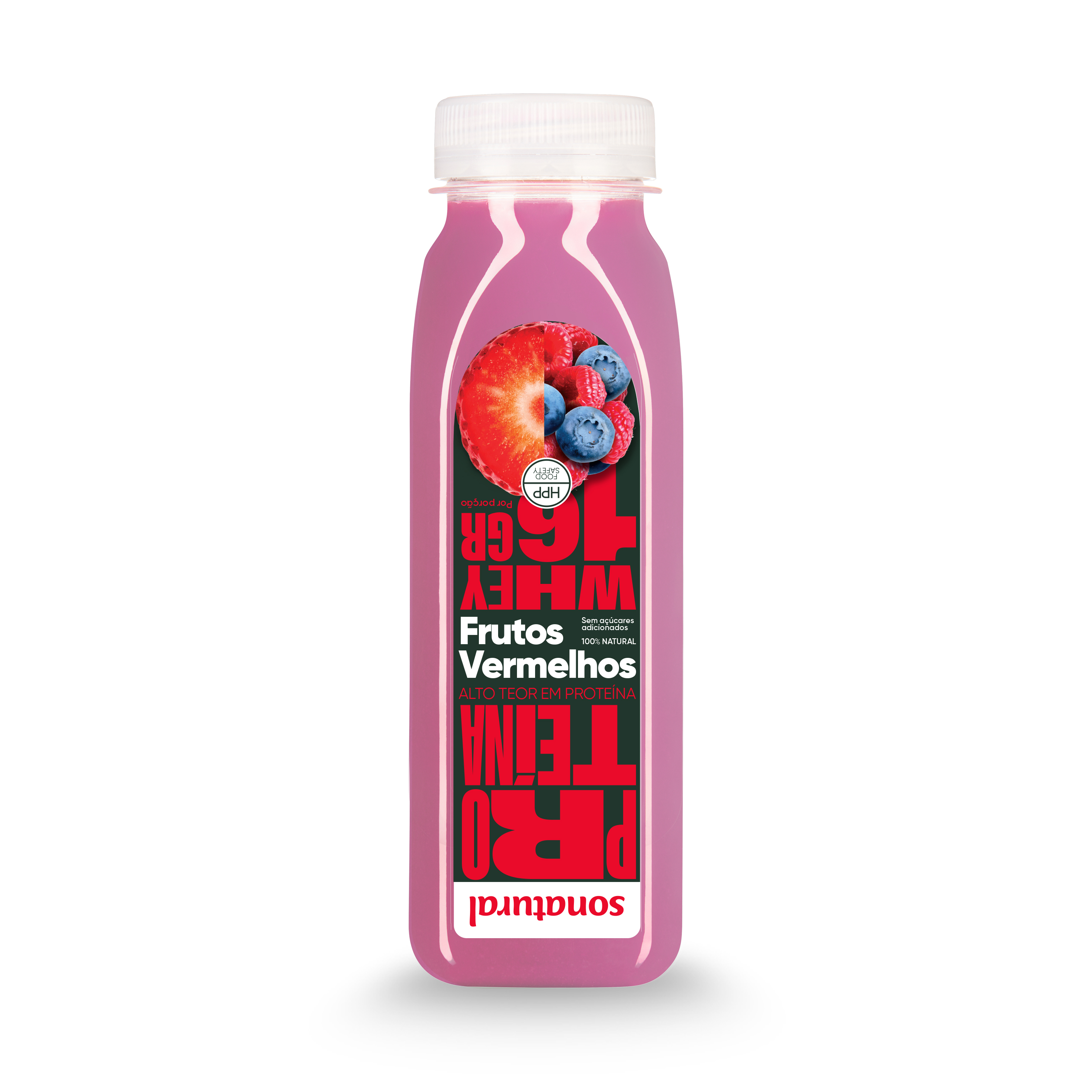 SONATURAL PROTEICO WHEY FR.VERMELH 250ML